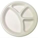 Bagasse 12" 4CP Round Plate