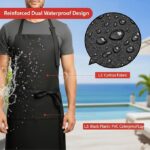 Chef Apron - Black - Image 2