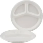 Bagasse 10" 3CP Round Plate